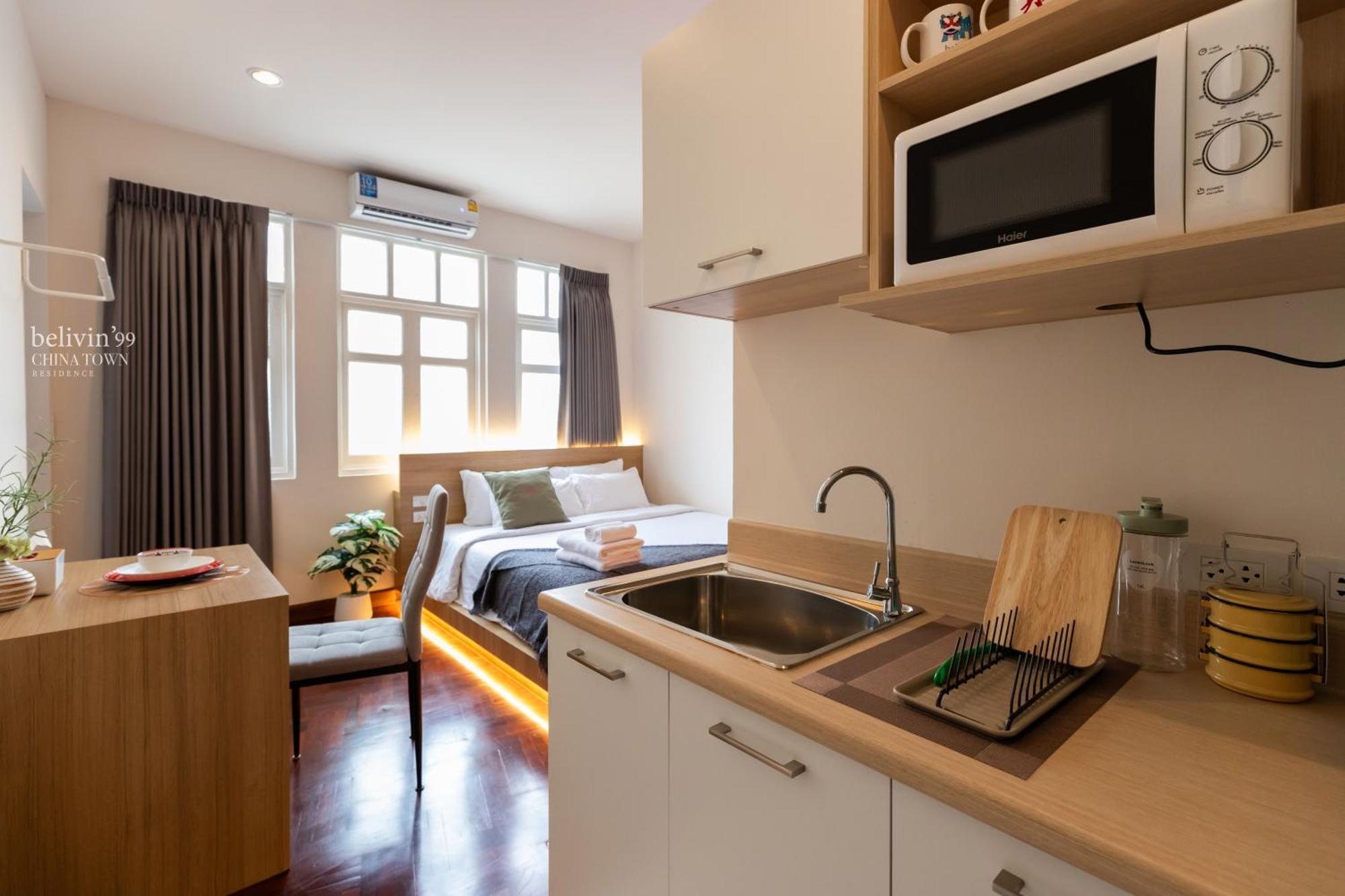 Belivin99 Residence Chinatown Bangkok Phòng bức ảnh